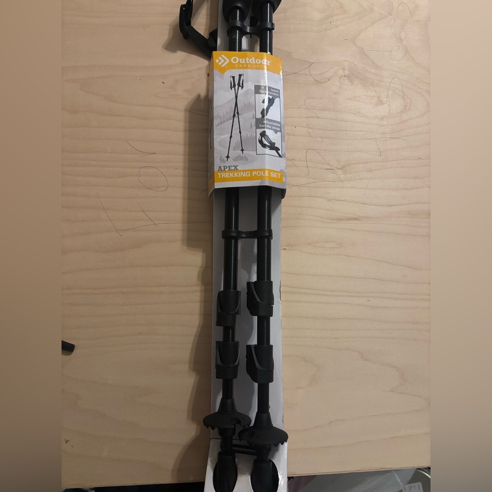 Apex Black Trekking Poles